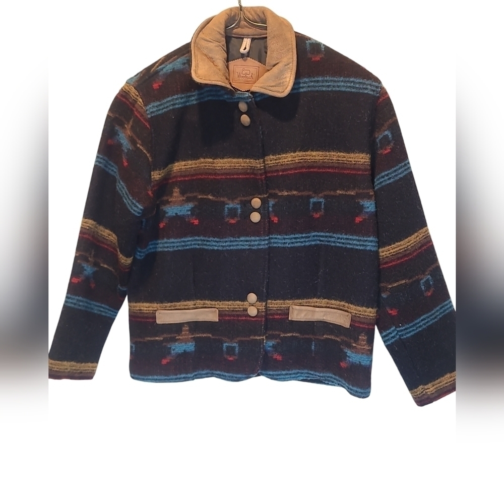 Woolrich Vintage western vibe wool jacket oversized small/medium